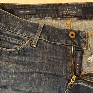 Lucky Brand Lolita Skinny Medium Blue Skinny Jeans Size 4 27 28 inch